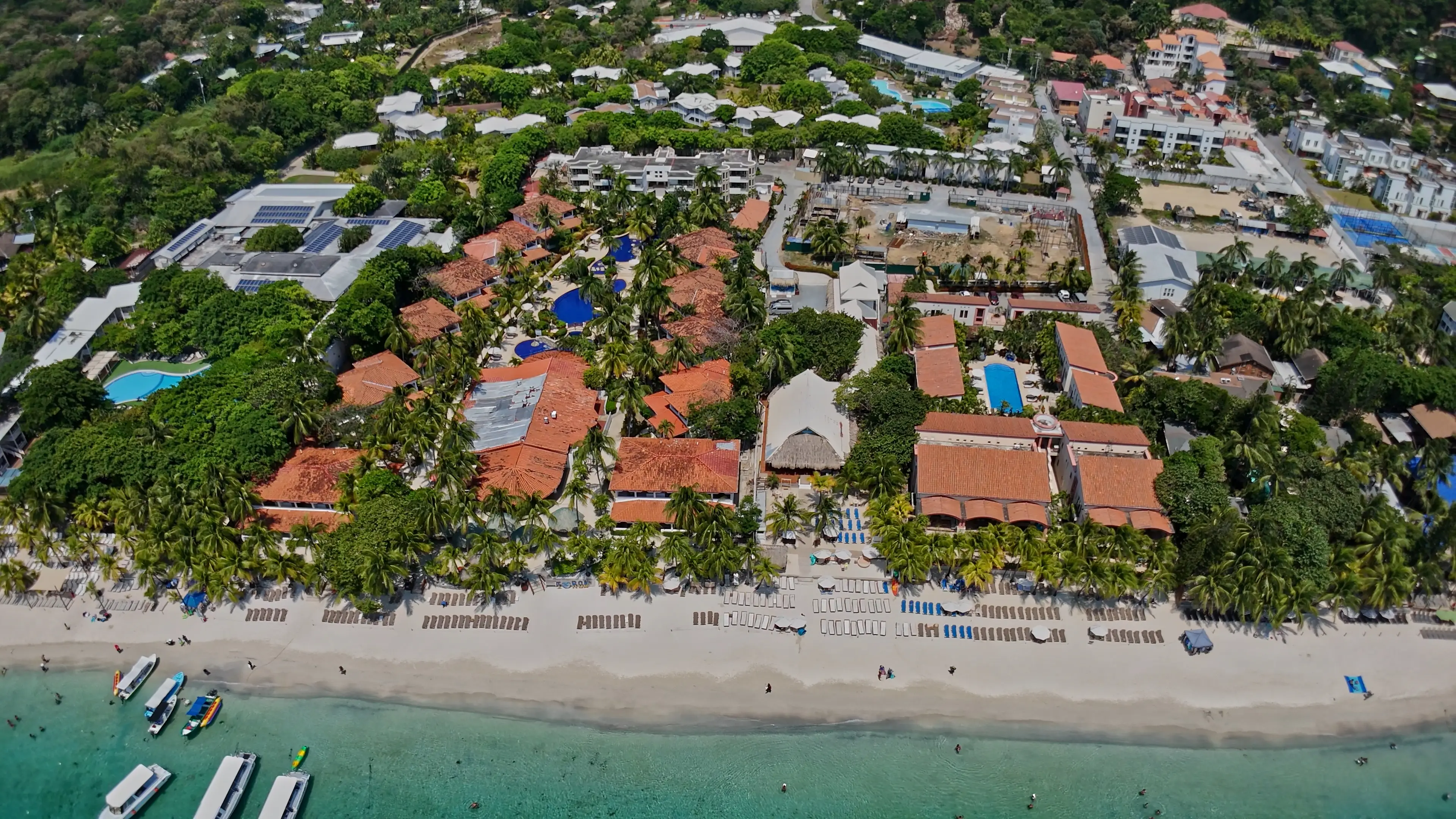 Snorkeling from the Mayan Princess beach with the reef in view