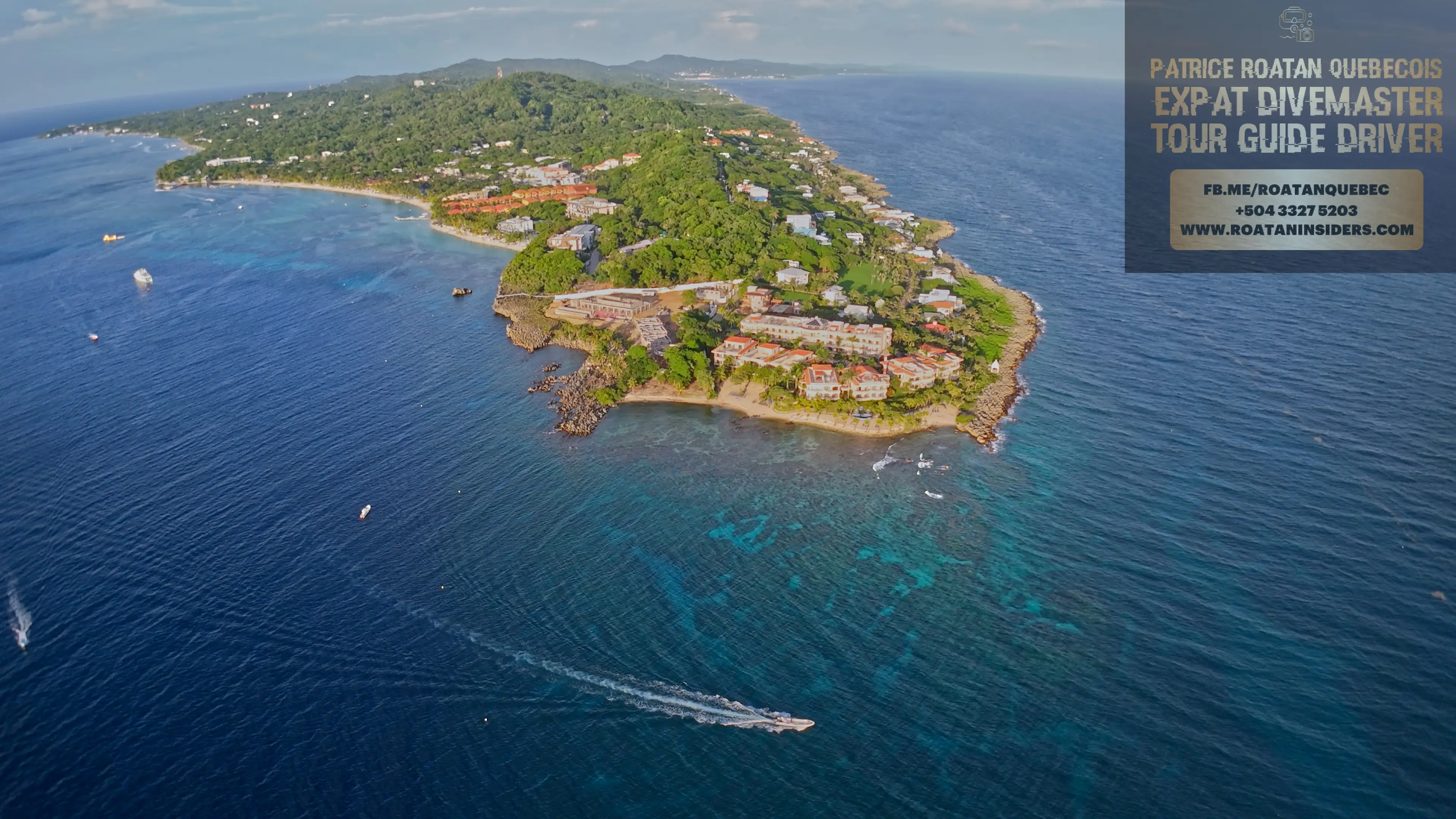 West Bay Snorkeling Roatán — récif corallien avec Patrice