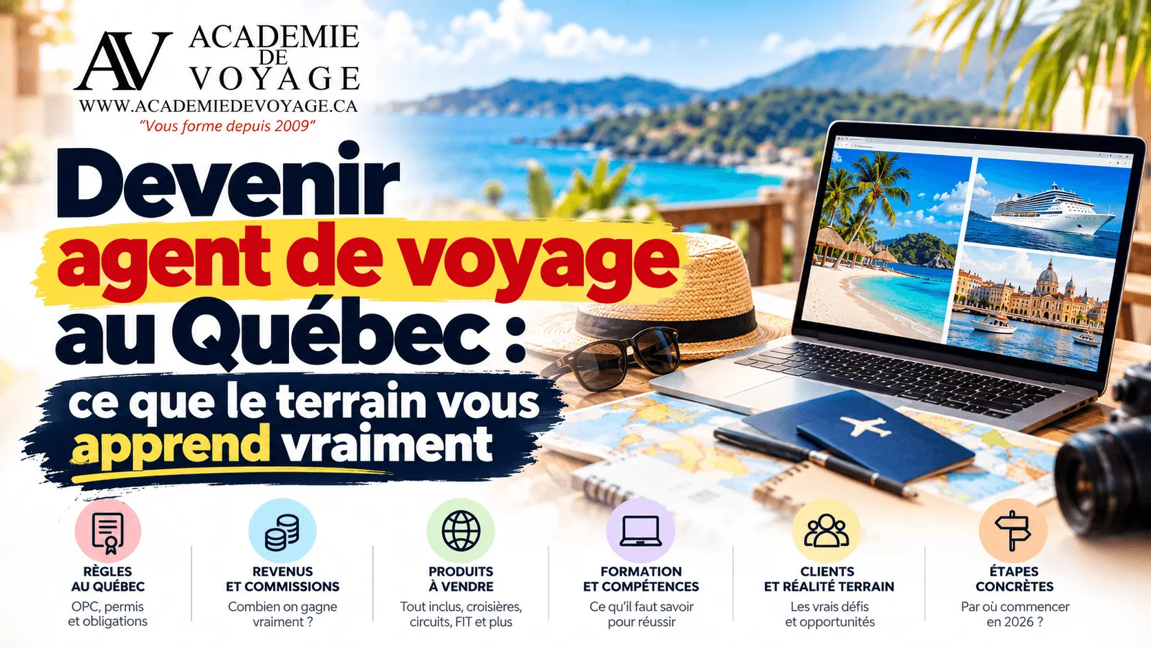 Devenir agent de voyage au Québec : ce que le terrain vous apprend vraiment